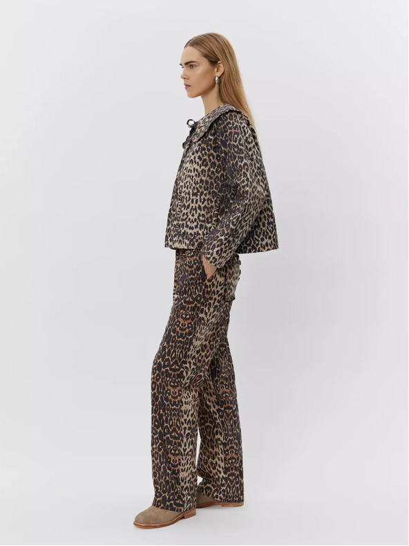 Sofie Schnoor Giacca leopardata da donna beige e marrone Sofie Schnoor