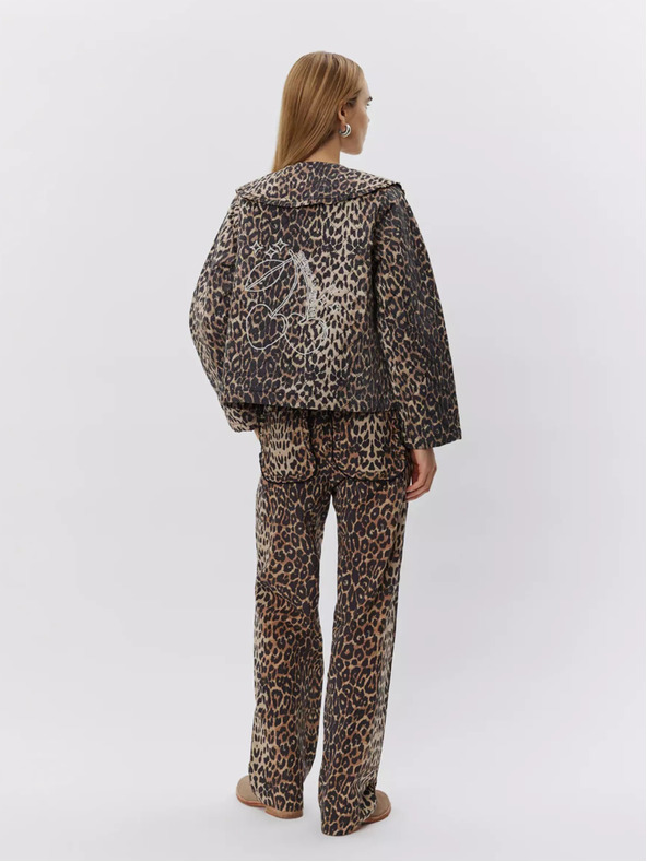 Sofie Schnoor Giacca leopardata da donna beige e marrone Sofie Schnoor