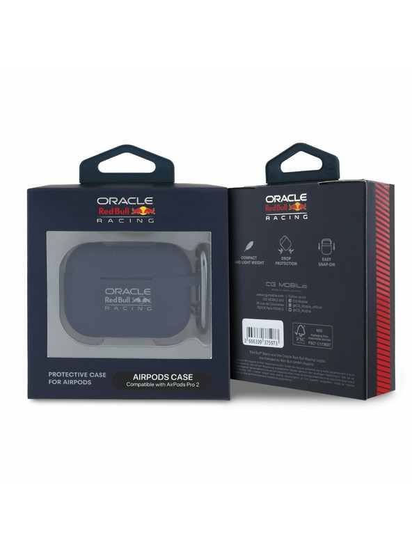 Oracle Red Bull Racing Custodia in silicone Red Bull per AirPods Pro 2 Navy