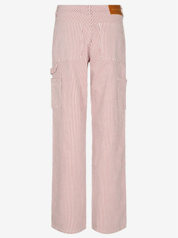 Sofie Schnoor Pantaloni larghi a righe bianchi e rossi da donna Sofie Schnoor