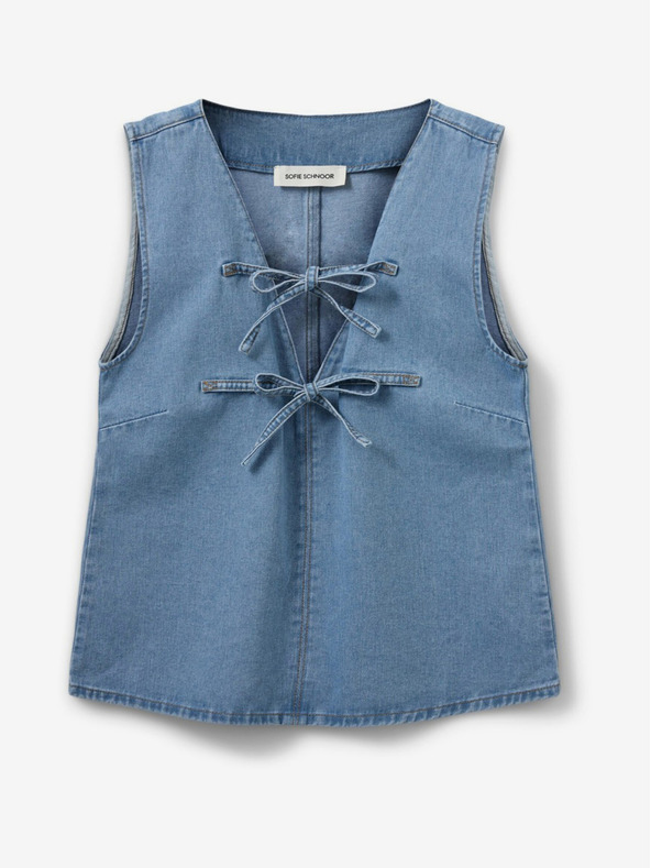 Sofie Schnoor Top in denim da donna blu Sofie Schnoor