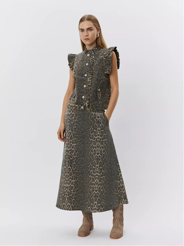 Sofie Schnoor Gonna marrone a fantasia da donna Sofie Schnoor