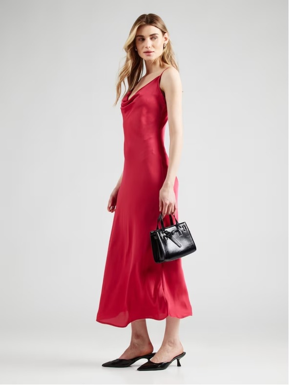 Guess Jeans Vestito in raso rosso da donna Guess jeans