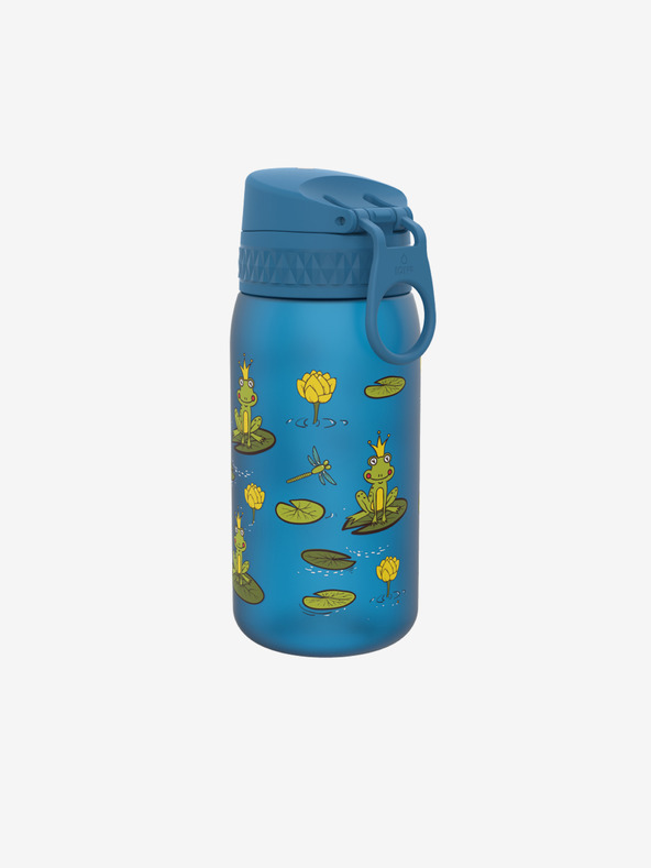 ION8 Bottiglia blu per bambini con motivi Ion8 Leak Proof Stagno delle Rane (350 ml)