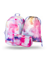BAAGL  Set scuola rosa - zaino, astuccio, borsa Baagl Core Painting