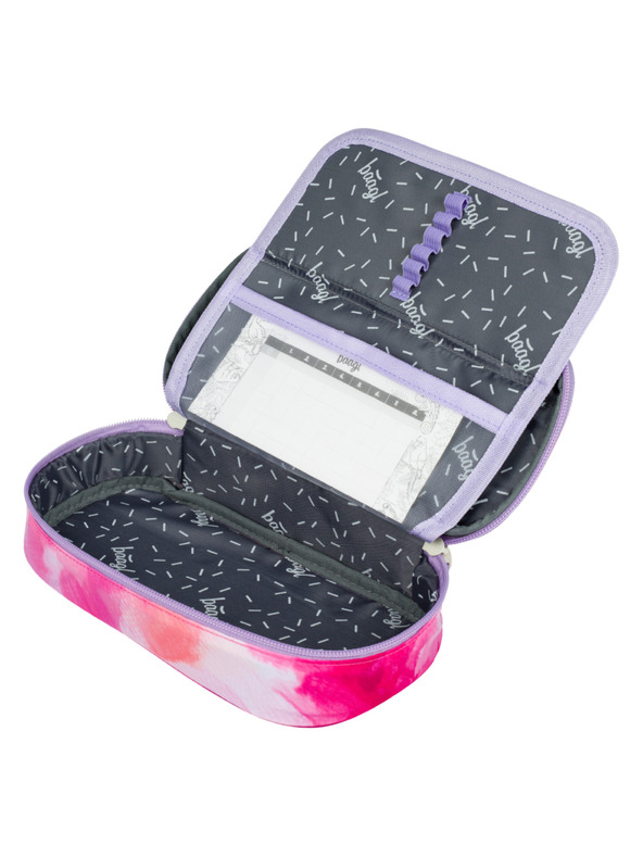 BAAGL  Set scuola rosa - zaino, astuccio, borsa Baagl Core Painting