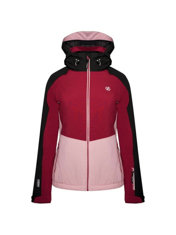 Dare 2B Giacca invernale impermeabile rosa e rossa da donna con cappuccio Dare 2B Enclave II