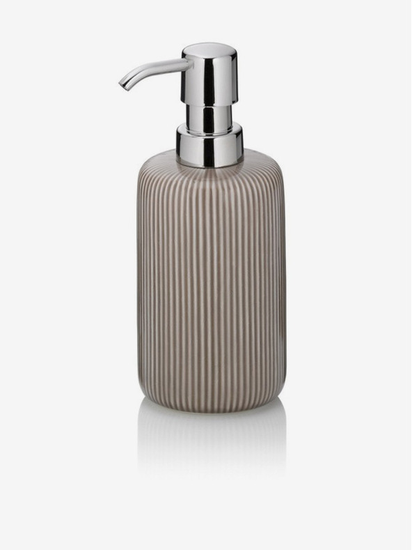 Kela Dispenser sapone Ava in ceramica grigia 350 ml KELA