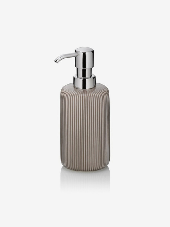 Kela Dispenser sapone Ava in ceramica grigia 350 ml KELA