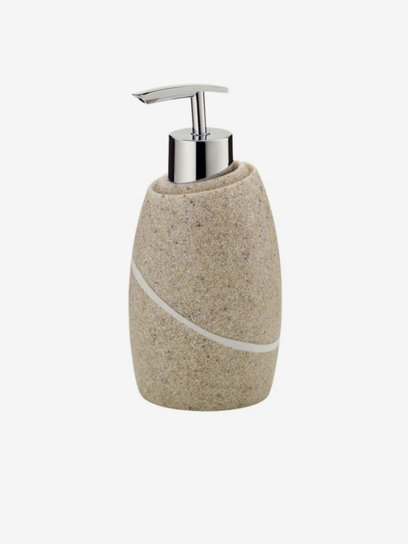 Kela Dispenser sapone TALUS poly, decoro pietra beige KELA