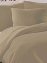 Kvalitex Set di biancheria da letto in raso francese extended LUXURY COLLECTION 1+2, 240x220, 70x90cm beige