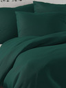 Kvalitex Lenzuola in raso LUXURY COLLECTION 140x200, 70x90cm verde scuro