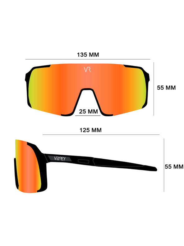 VEYREY Veyrey occhiali da sole sportivi per bambini Ohomdud