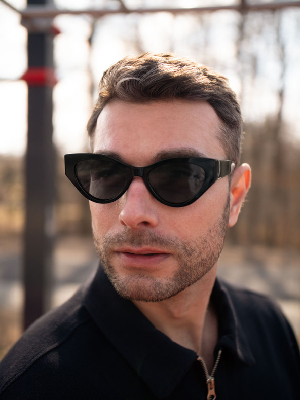 VEYREY VeyRey occhiali da sole cat-eye polarizzati in acetato Zurgug