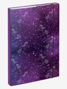 BAAGL  Viola Copertina quaderno scuola A4 Unicorno Universo Baagl