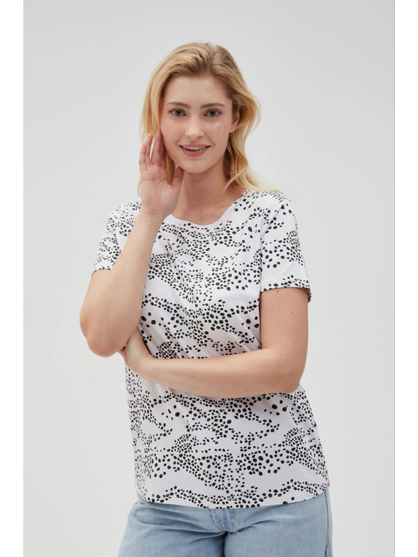 Moodo CAMICIA DONNA L-TS-4631 BIANCO Moodo