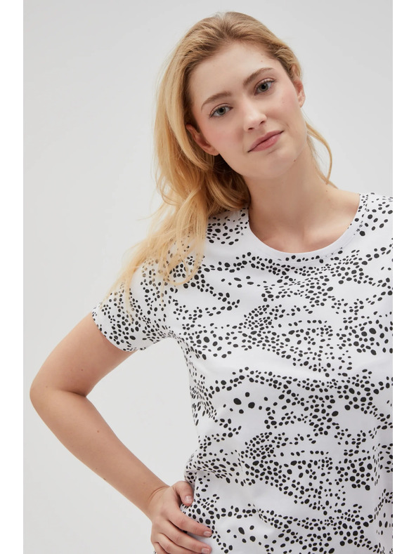 Moodo CAMICIA DONNA L-TS-4631 BIANCO Moodo