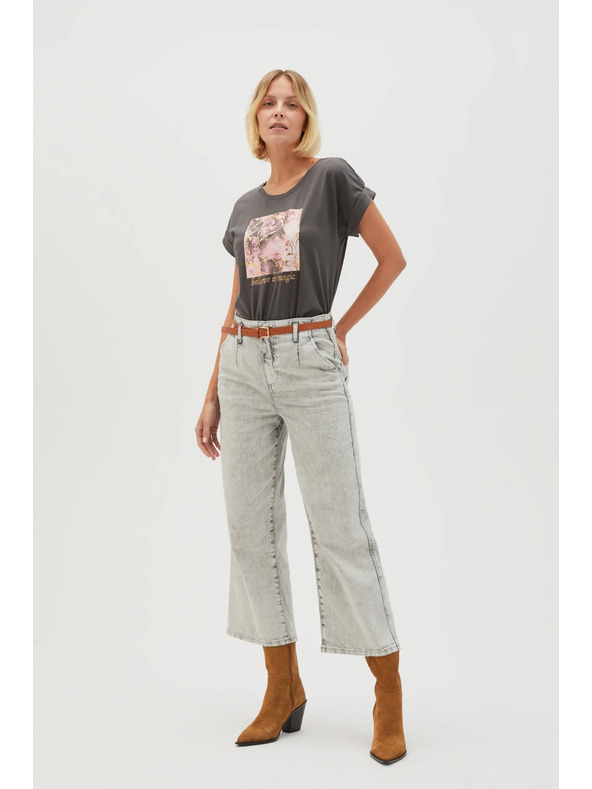 Moodo CAMICIA DONNA L-TS-4630 GRIGIO Moodo