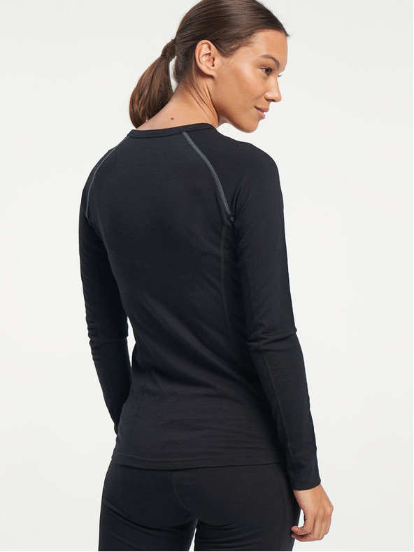 Tenson top funzionale da donna a maniche lunghe TENSON Himalaya Baselayer Merino Top W nero