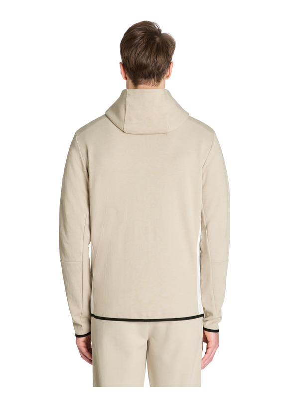 Celio Felpa uomo beige con cappuccio Celio Lenewyoke