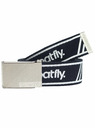 Meatfly Meatfly cintura maschile Draco White/Black
