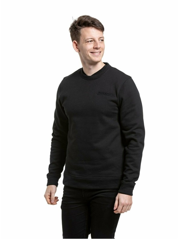 Meatfly Meatfly felpa maschile Luke Crewneck Black