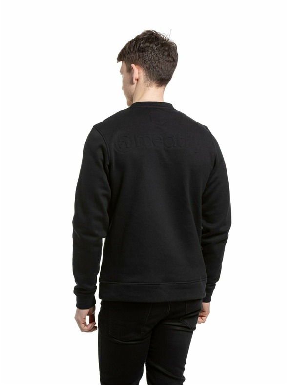 Meatfly Meatfly felpa maschile Luke Crewneck Black