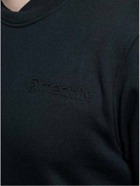 Meatfly Meatfly felpa maschile Luke Crewneck Black