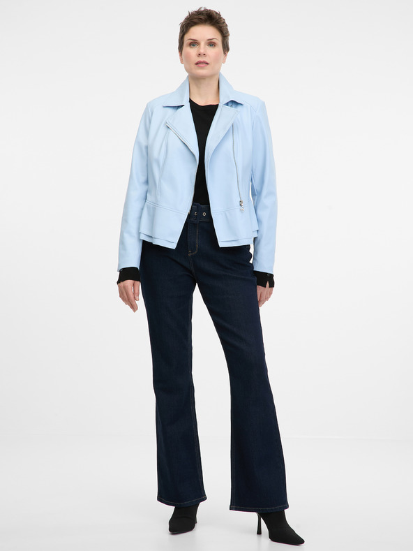 Orsay Giacca in similpelle azzurra da donna ORSAY