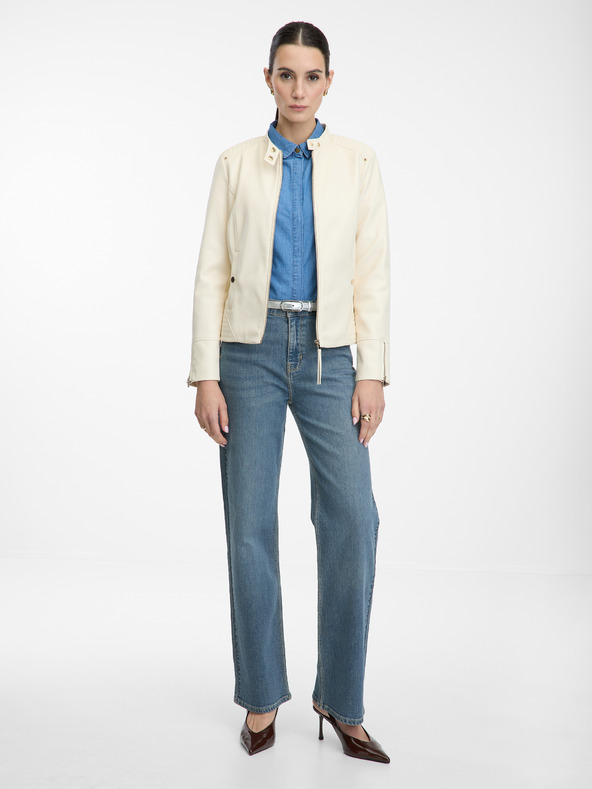 Orsay Giacca panna con collo alto da donna ORSAY
