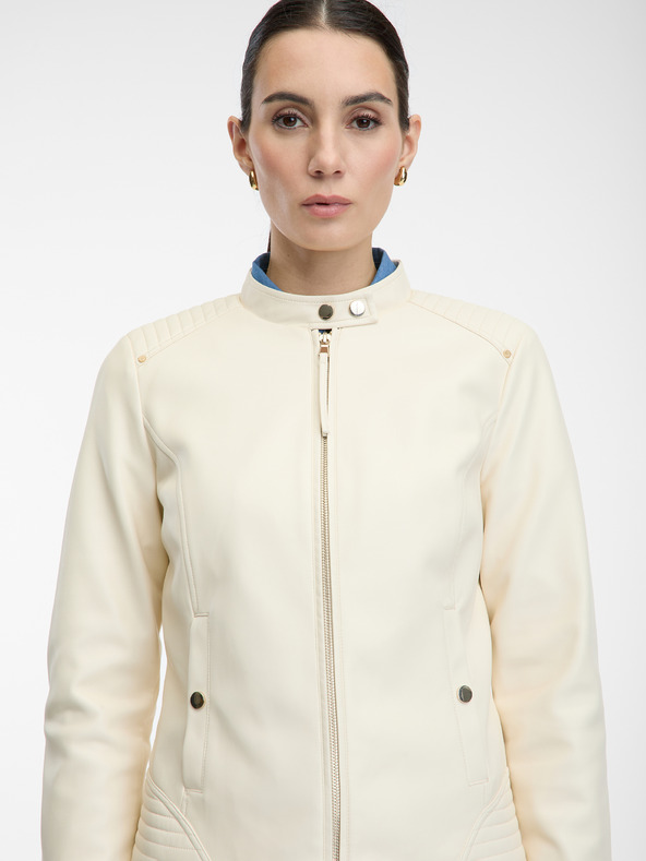 Orsay Giacca panna con collo alto da donna ORSAY