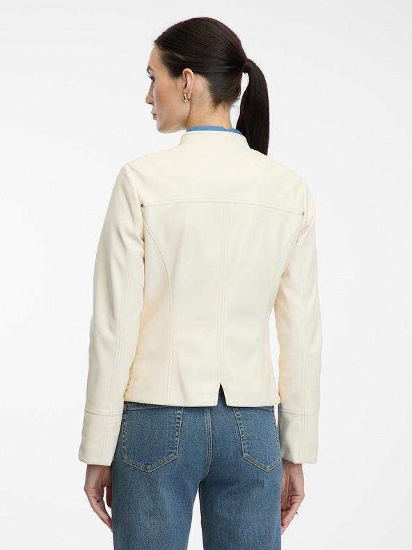 Orsay Giacca panna con collo alto da donna ORSAY