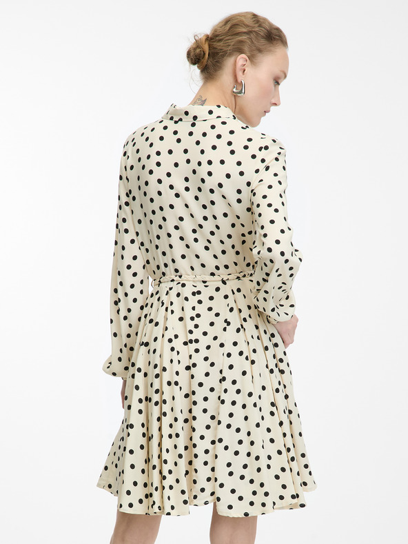 Orsay Vestito camicia panna al ginocchio da donna ORSAY