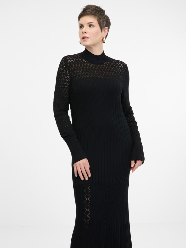 Orsay Maxi abito nero da donna ORSAY