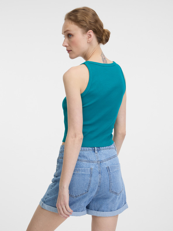 Orsay Top crop turchese da donna ORSAY