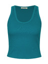 Orsay Top crop turchese da donna ORSAY