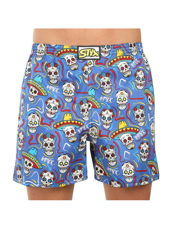 Styx Pantaloni da notte uomo Styx teschi