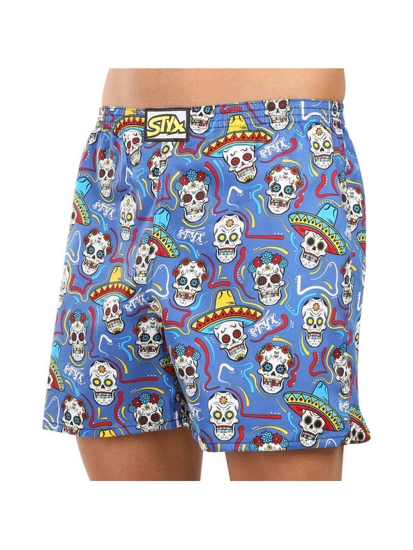 Styx Pantaloni da notte uomo Styx teschi
