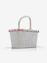 Reisenthel Cestino della spesa grigio con cornice rosa Reisenthel Carrybag