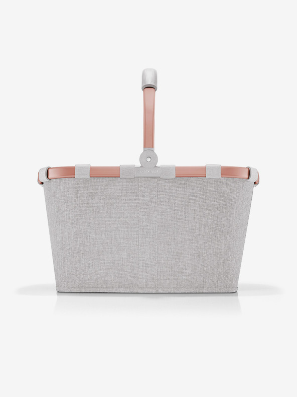 Reisenthel Cestino della spesa grigio con cornice rosa Reisenthel Carrybag