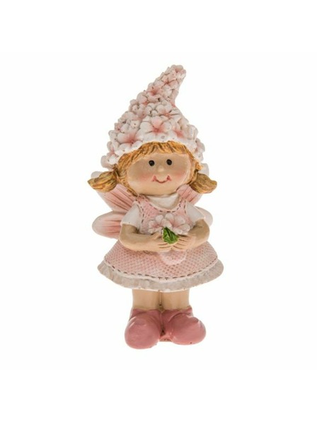 Casa de Engel Fatina in resina con cappuccio - 10cm, 12/144