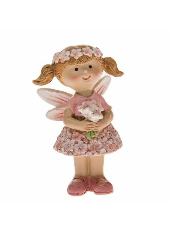 Casa de Engel Statuetta in poliresina 9cm - fiori, 12/144