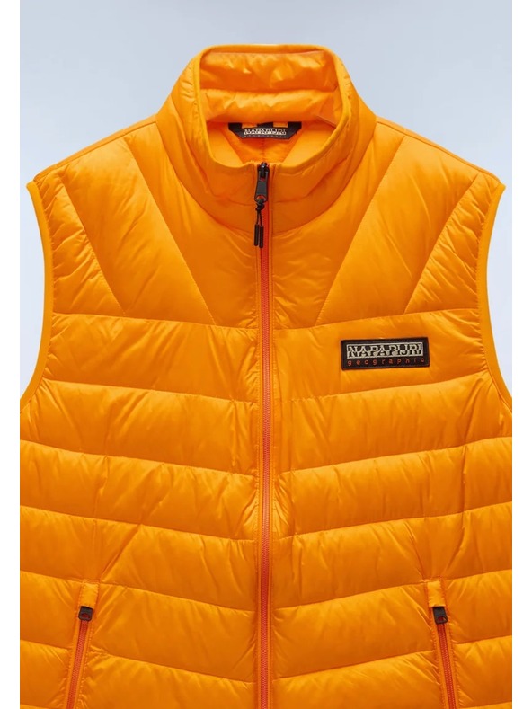 Napapijri Gilet arancione Marigold da uomo Napapijri Aerons V 3