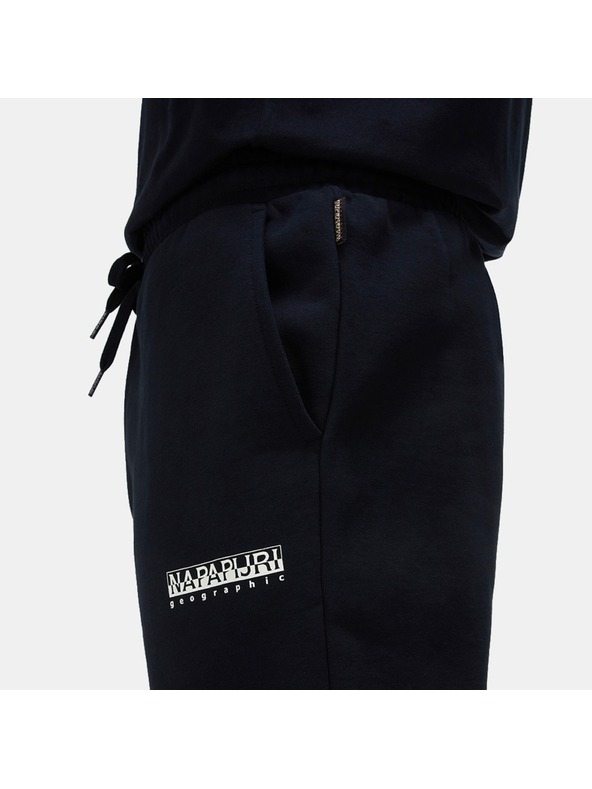 Napapijri Pantaloni sportivi neri da uomo Napapijri M-Box Logo Black
