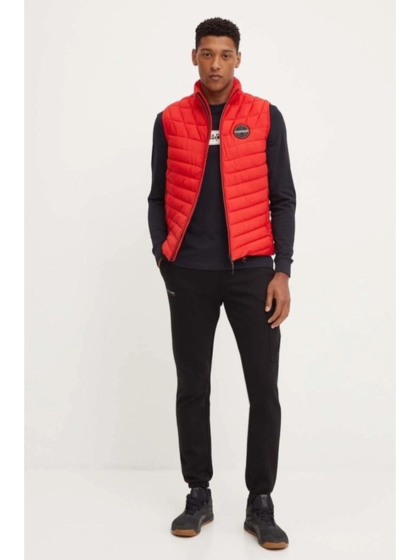 Napapijri Pantaloni della tuta neri da uomo Napapijri M-Badge Cargo