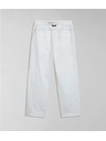 Napapijri Pantaloni bianchi da donna Napapijri M-Aberdeen W N1A White Whisper