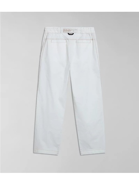Napapijri Pantaloni bianchi da donna Napapijri M-Aberdeen W N1A White Whisper