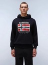 Napapijri Felpa nera da uomo Napapijri B-Dorees