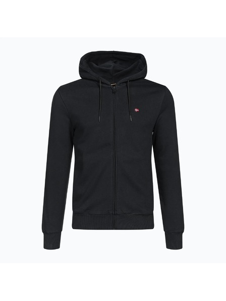 Napapijri Felpa nera con cappuccio da uomo Napapijri Balis Fzh Sum 041 Black