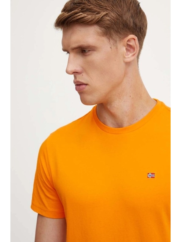 Napapijri T-shirt arancione da uomo Napapijri Salis